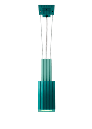 Suspension en céramique bleu 22x44cm Metra - Ferroluce - The Cool Republic