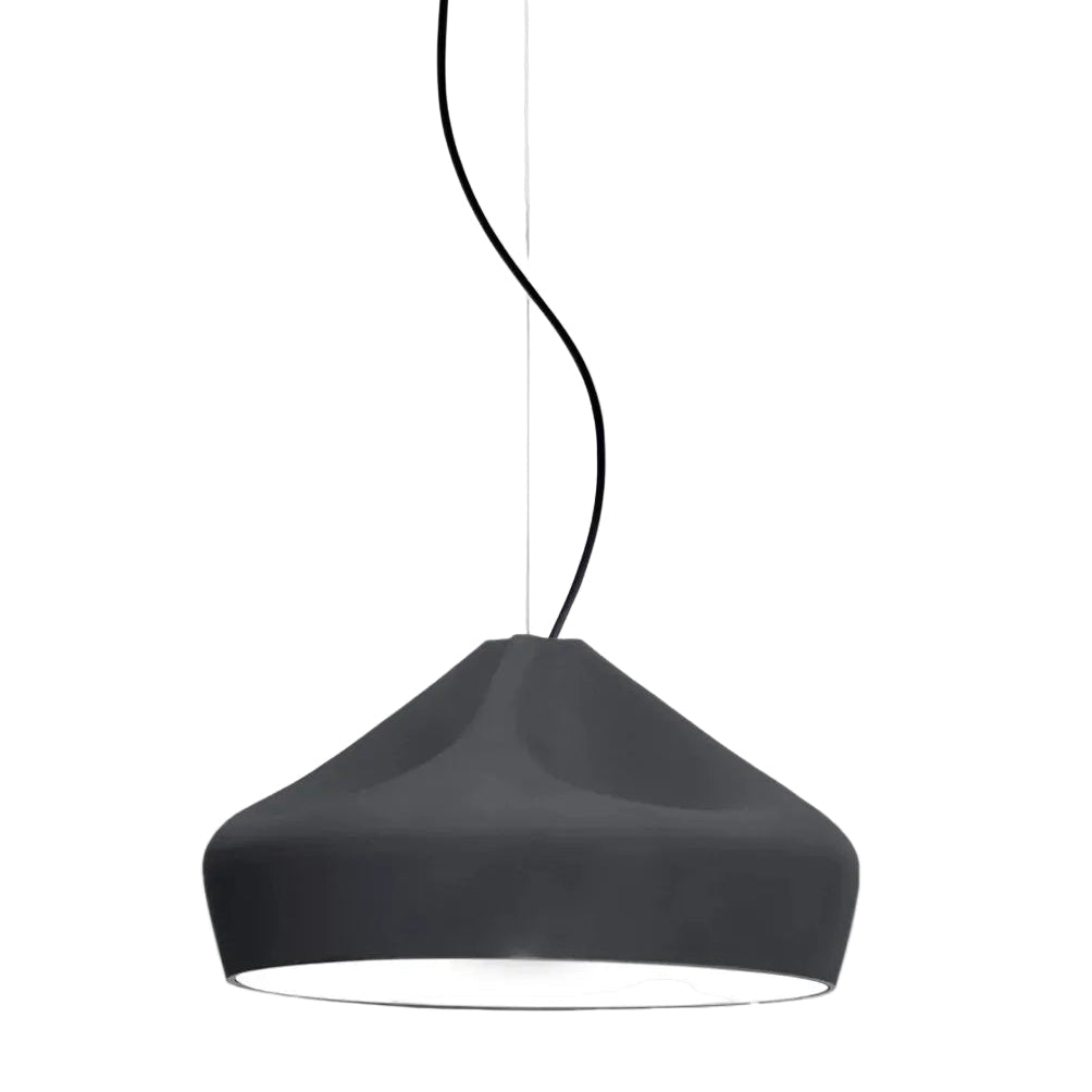 Suspension en céramique noire 44x26cm Pleat Box 47 - Marset - The Cool Republic