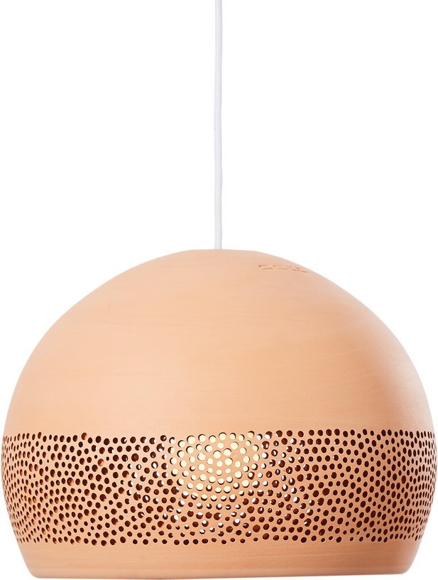 Suspension en céramique terracotta SpongeRo!30 - Pott - The Cool Republic