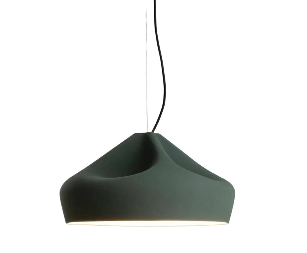 Suspension en céramique verte 44x26cm Pleat Box 47 - Marset - The Cool Republic