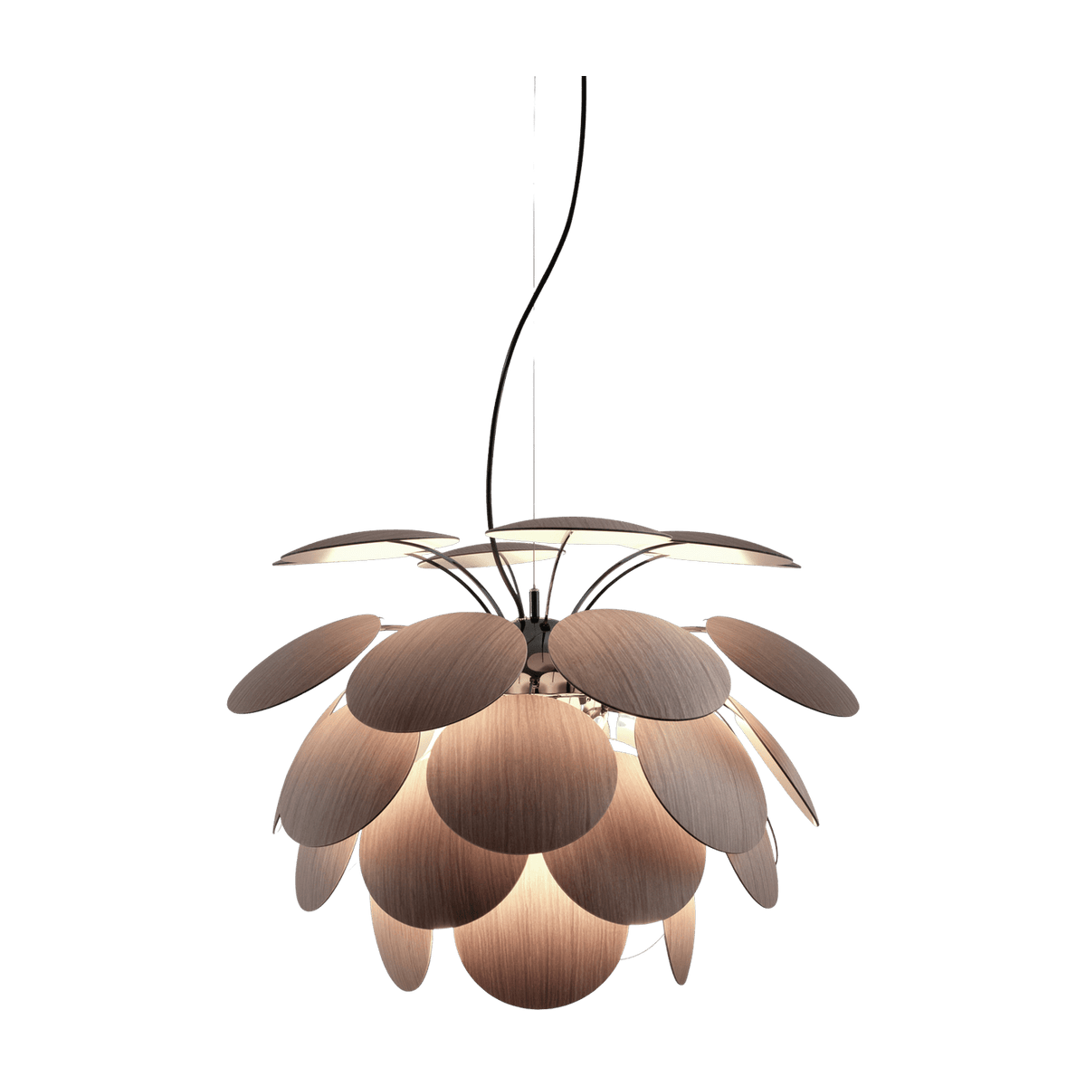 American oak pendant lamp 68cm Discoco - Marset - The Cool Republic