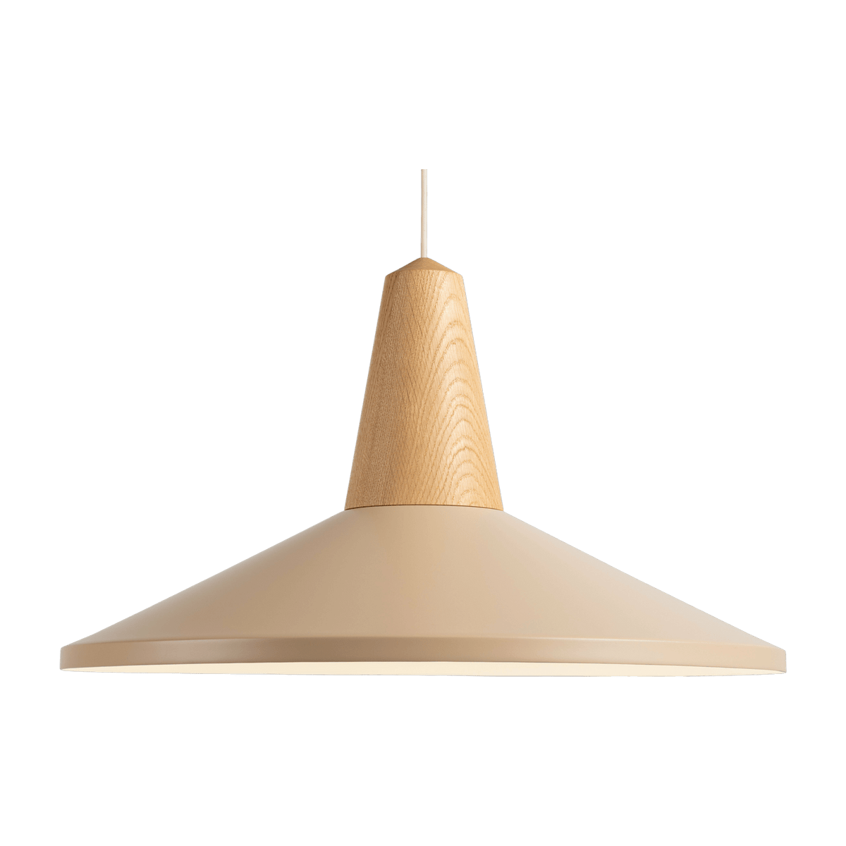 Eikon Shell Wheat Oak Hanging Lamp - Schneid Studio - The Cool Republic