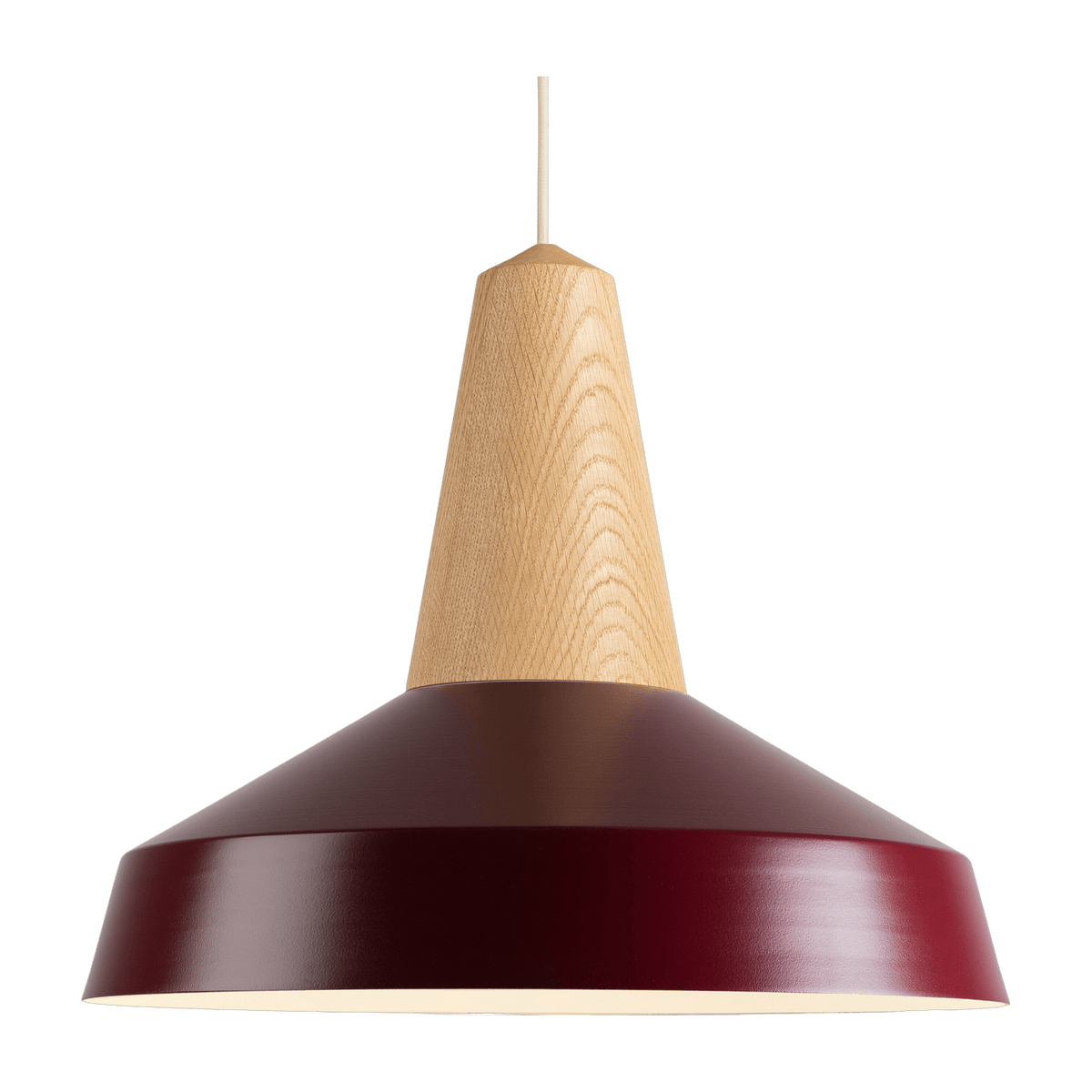 Eikon Circus burgundy oak pendant lamp - Schneid Studio - The Cool Republic