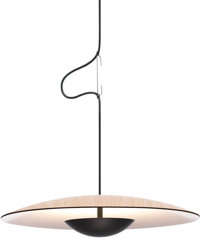 Suspension en chêne et aluminium Ginger 20 - Marset - The Cool Republic