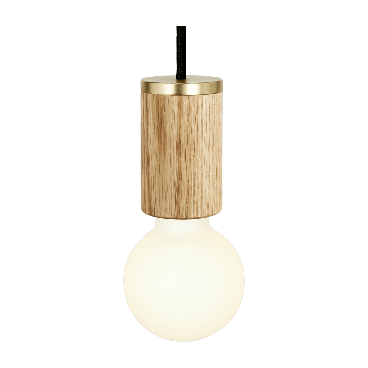 Suspension en chêne Knuckle et ampoule Sphere II - Tala - The Cool Republic