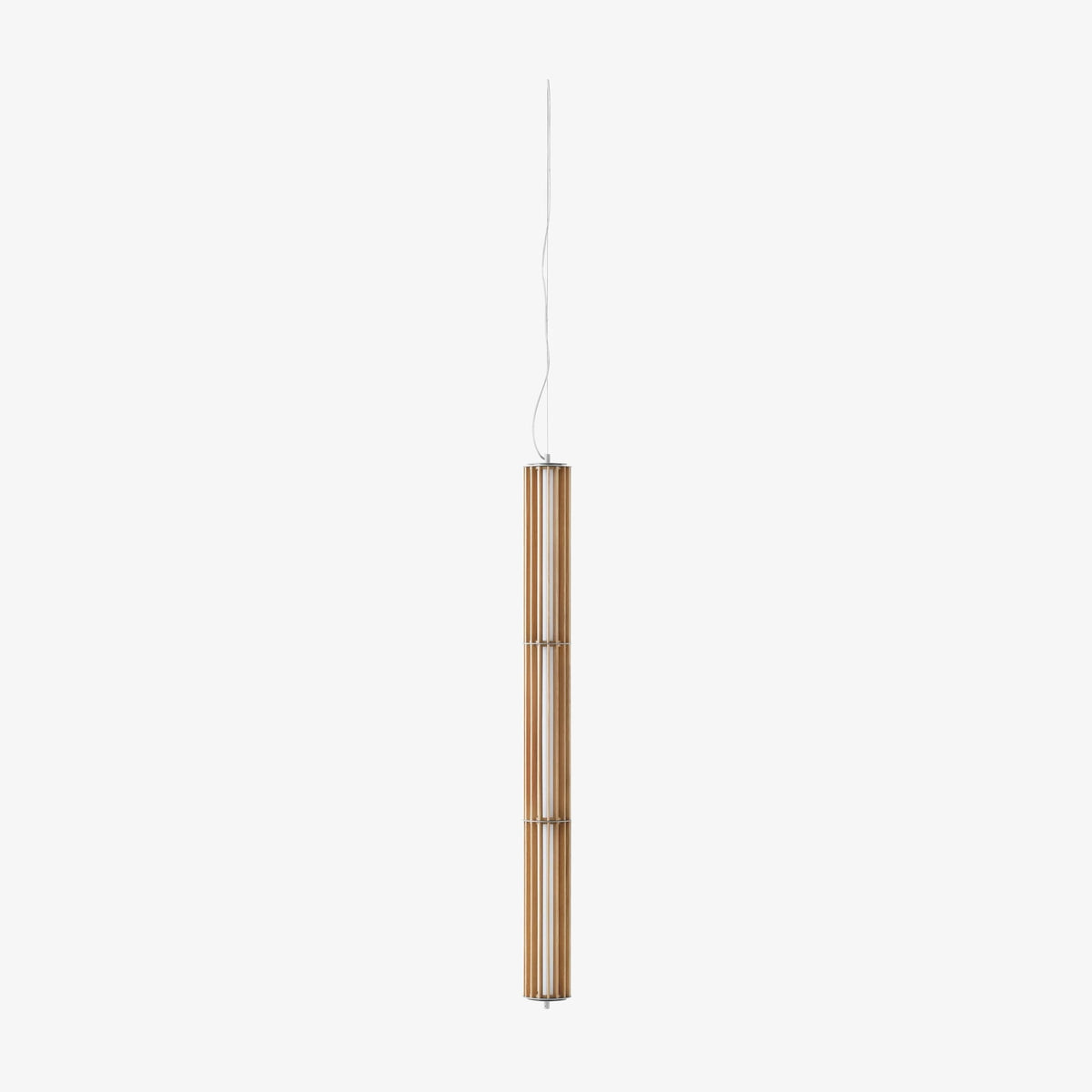Suspension en chêne laqué et aluminium gris 11,2cm Numbra TY1 - &tradition — vue 10