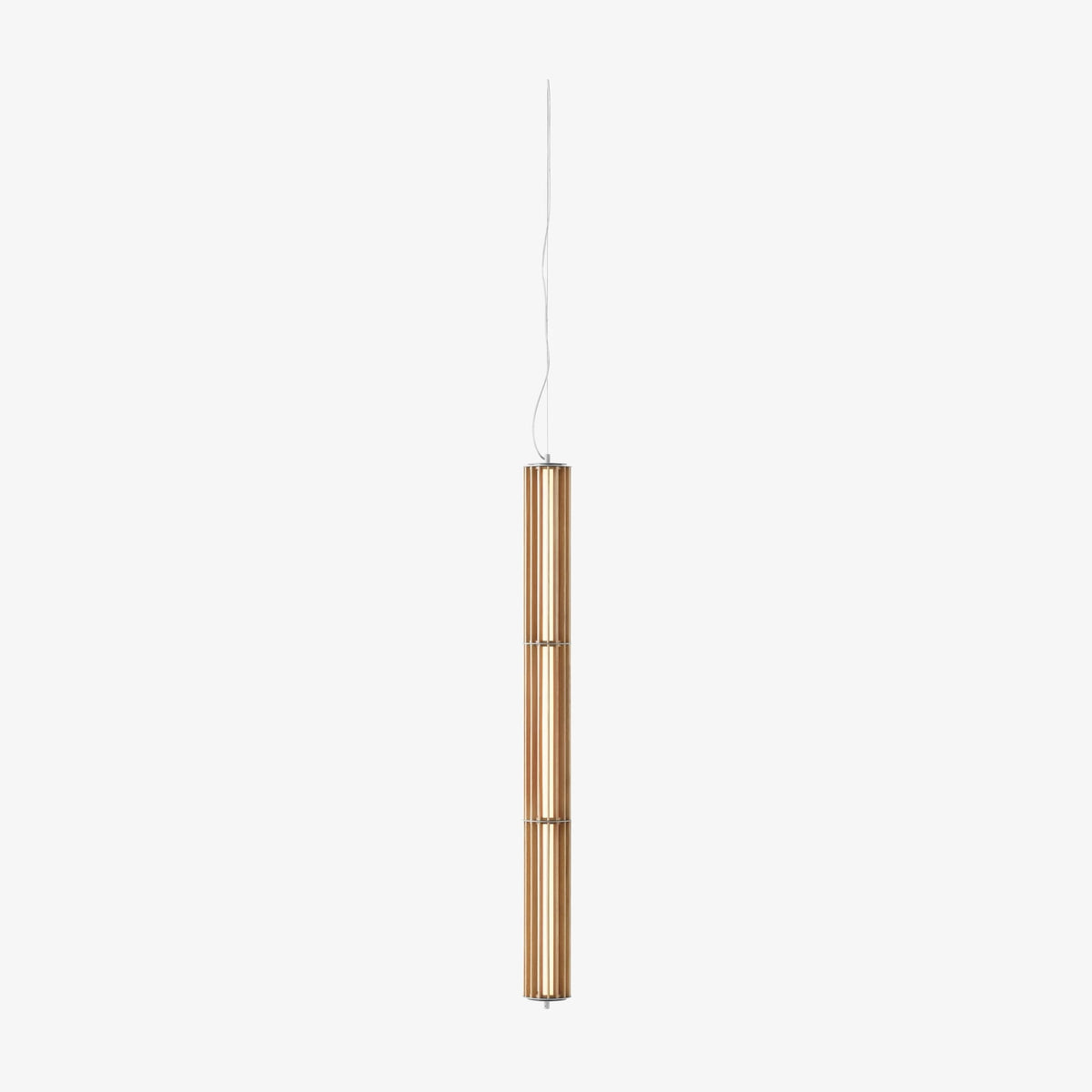 Suspension en chêne laqué et aluminium gris 11,2cm Numbra TY1 - &tradition — vue 11