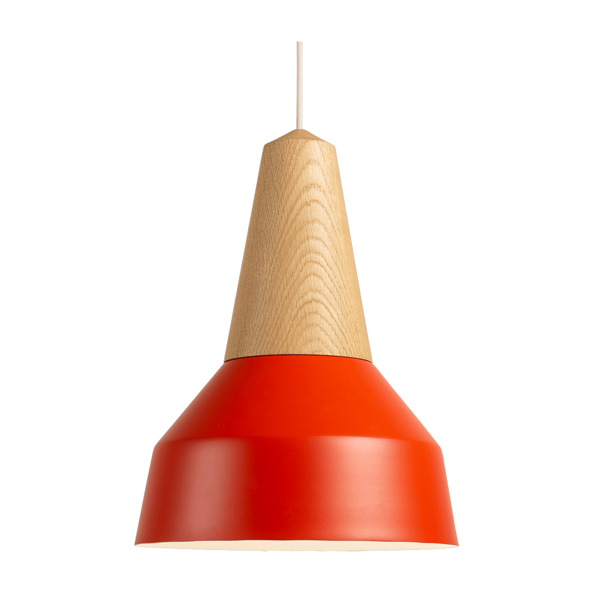 Eikon Poppy Red Oak Pendant Basic - Schneid Studio - The Cool Republic