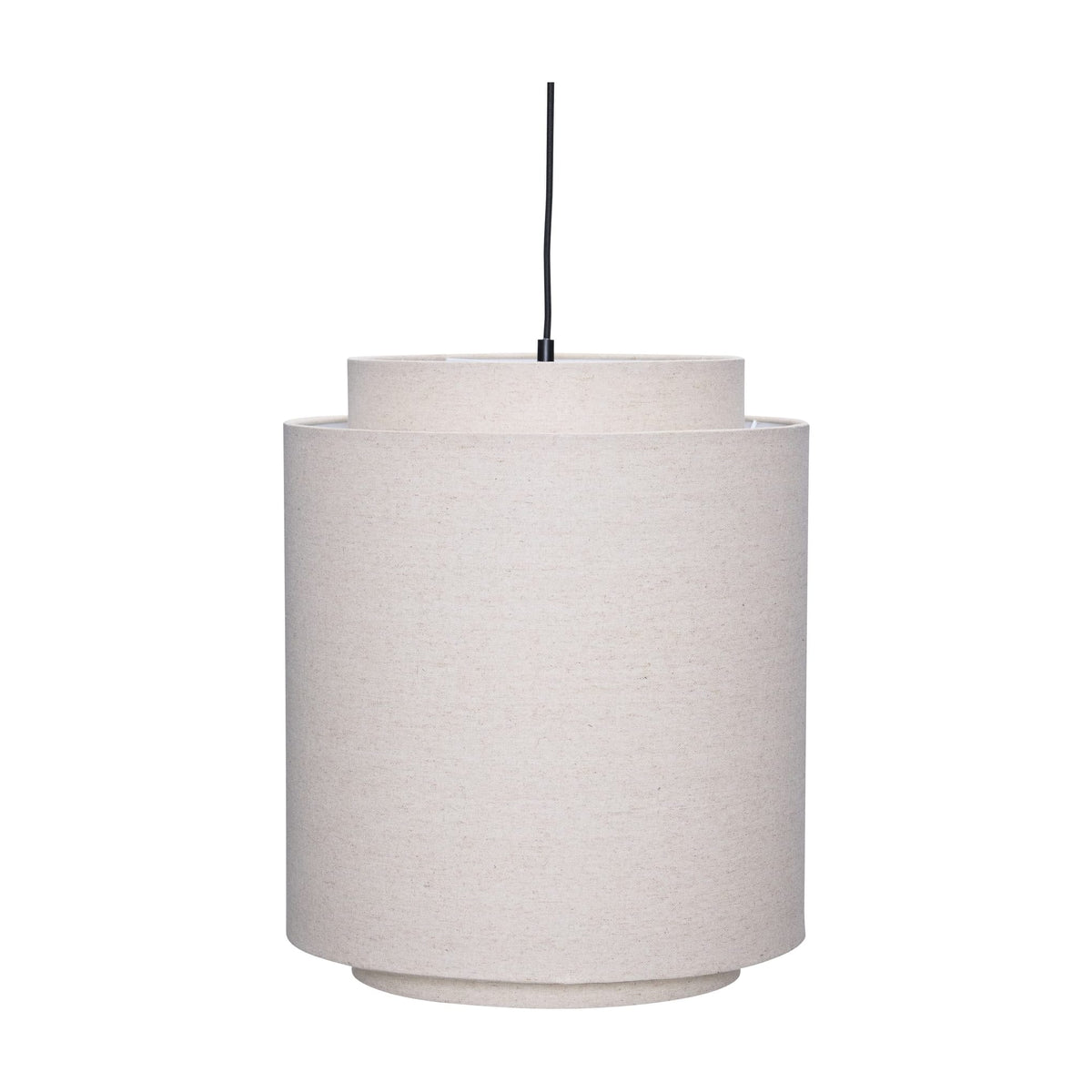 Suspension en coton blanc cassé 48cm Sable - Hübsch