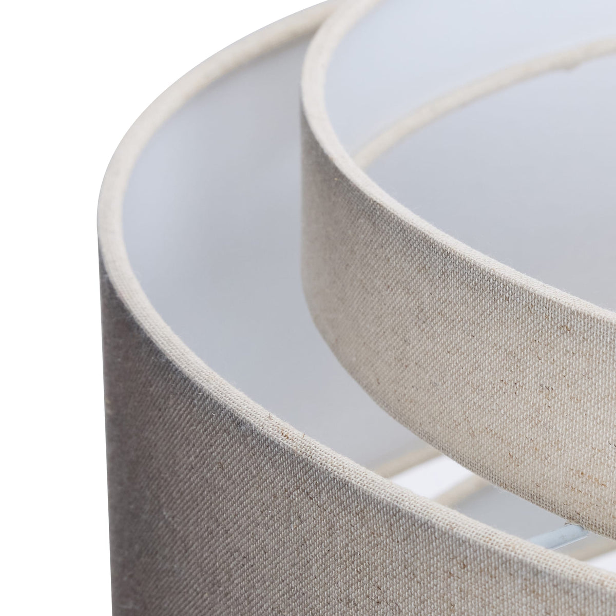Suspension en coton blanc cassé 60cm Sable - Hübsch — vue 4