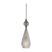 Suspension en cristal fumé et gris Smykke - Ebb & Flow - The Cool Republic