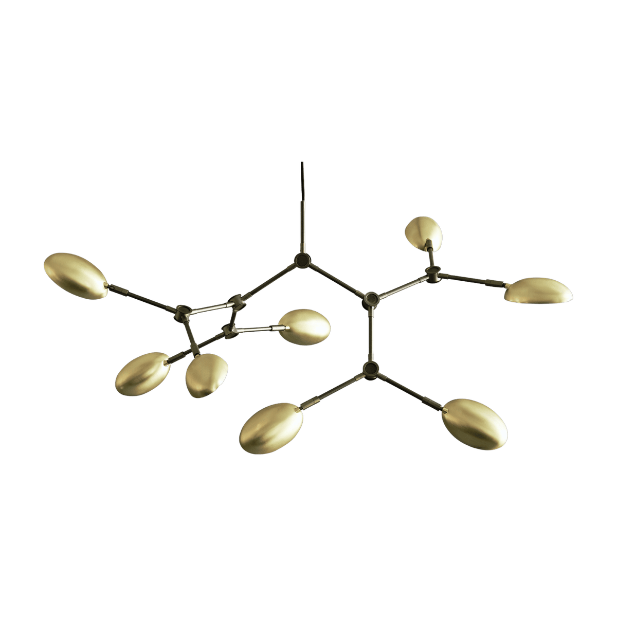 Suspension en fer à 8 sphères dorée Drop Chandelier mini - 101 Copenhagen - The Cool Republic
