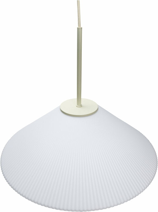 Suspension en fer blanc 44cm Solid - Hübsch - The Cool Republic