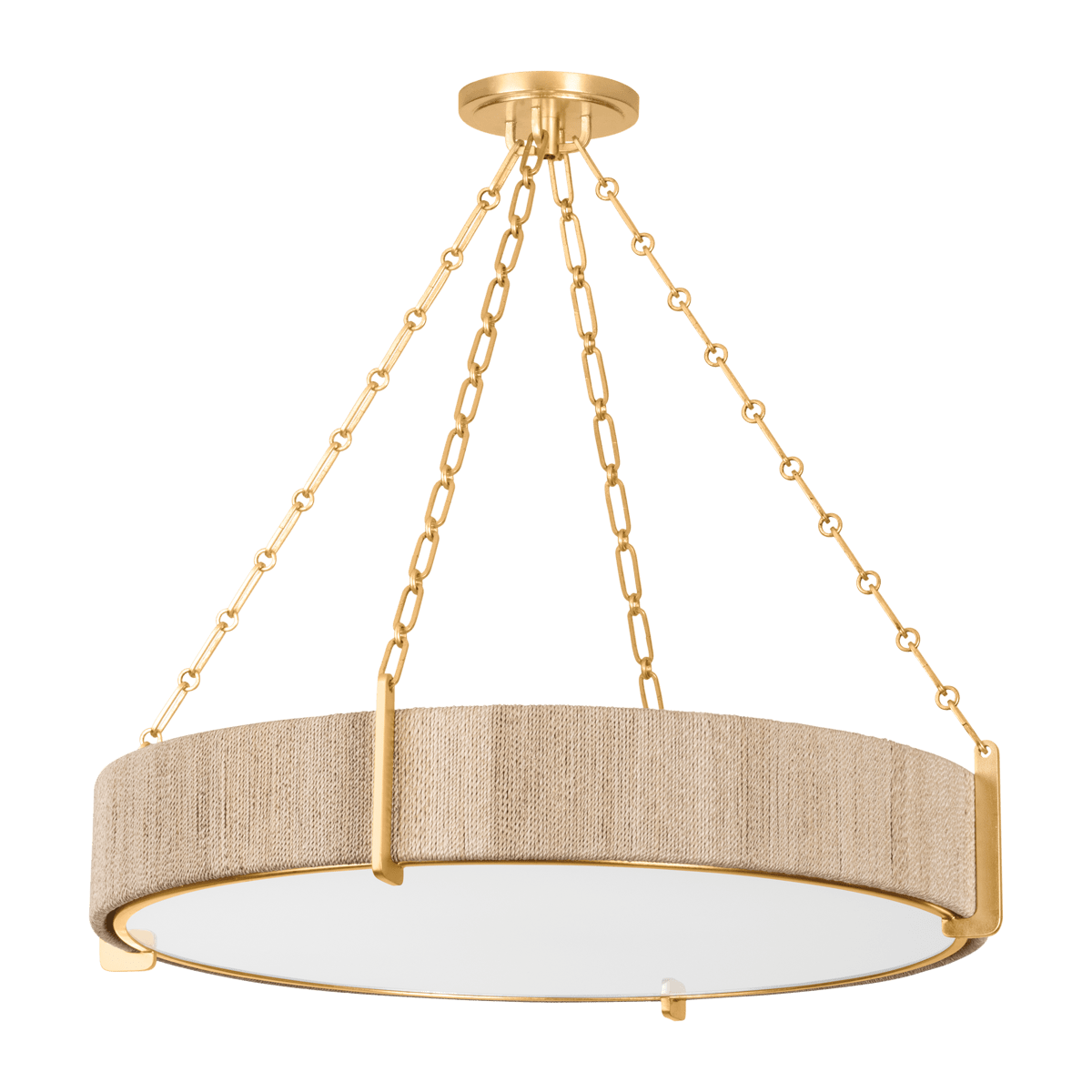 Suspension en fer feuille d'or 78x16cm Quebec - Hudson Valley Lighting - The Cool Republic