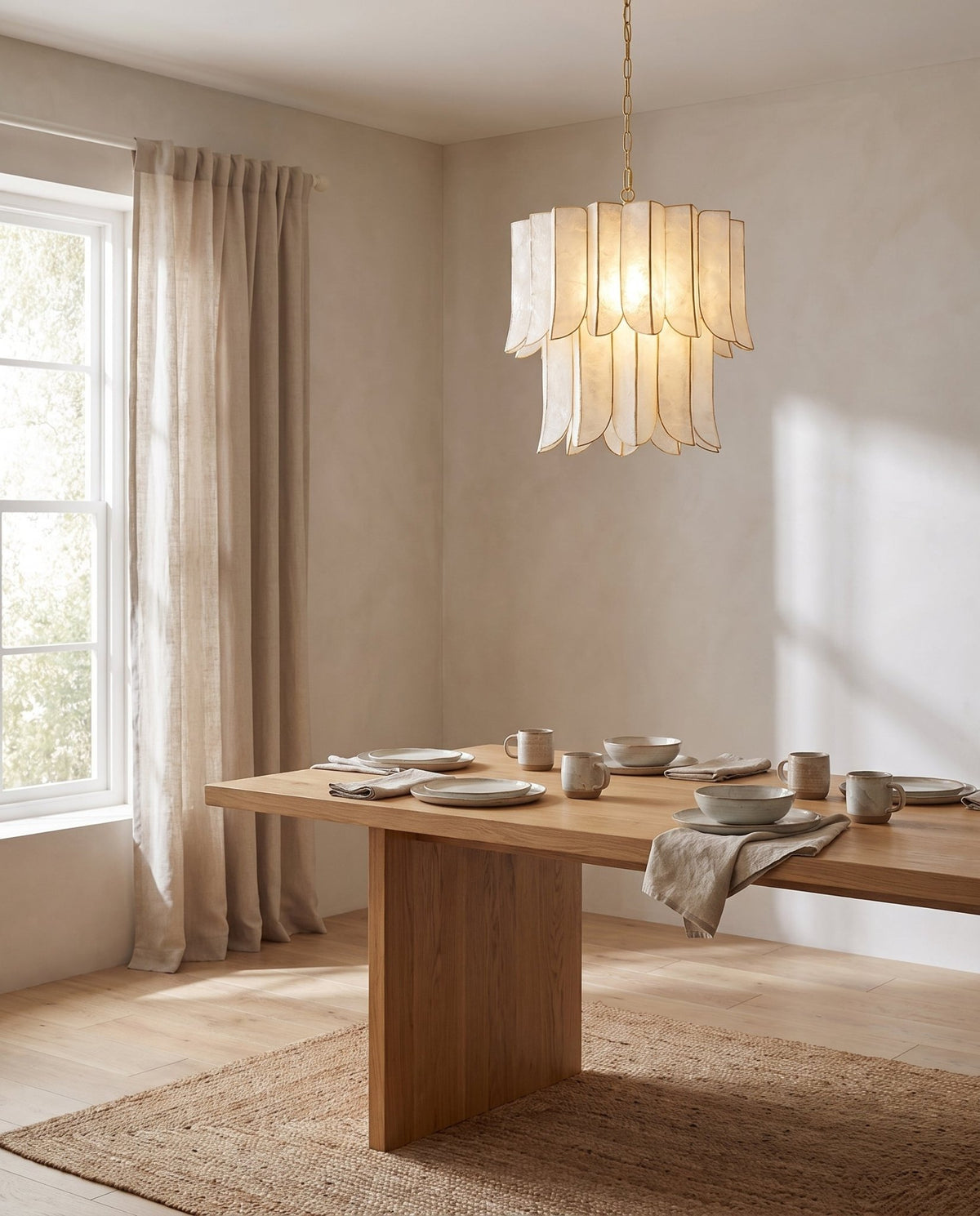 Suspension en fer feuille d'or ancienne 58x53cm Cartagena - Corbett Lighting - The Cool Republic