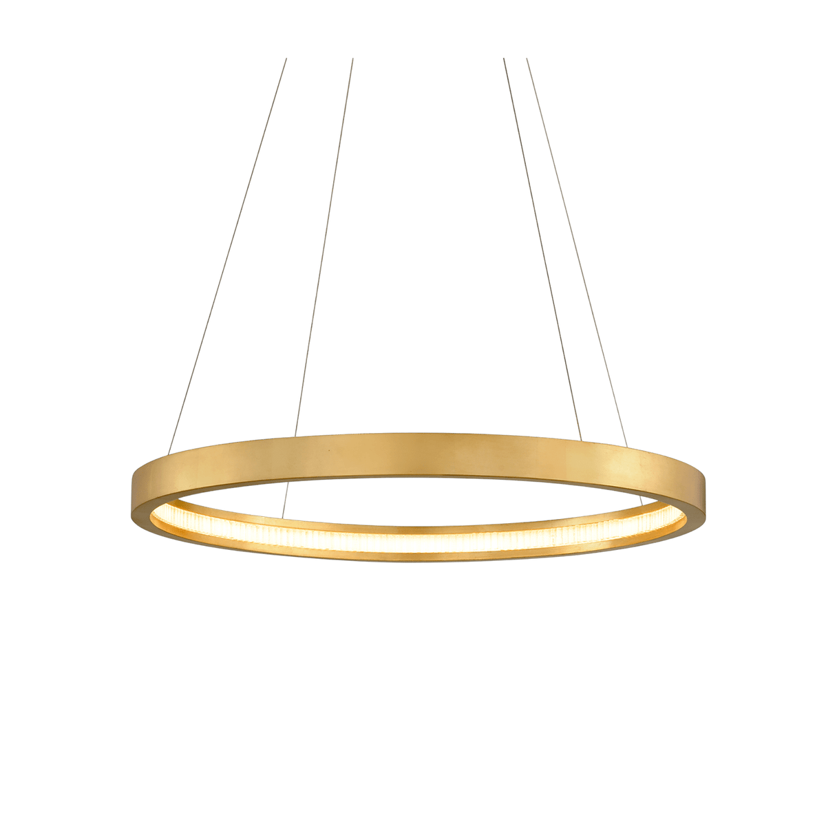 Suspension en fer feuille d'or Jasmine - Corbett Lighting - The Cool Republic