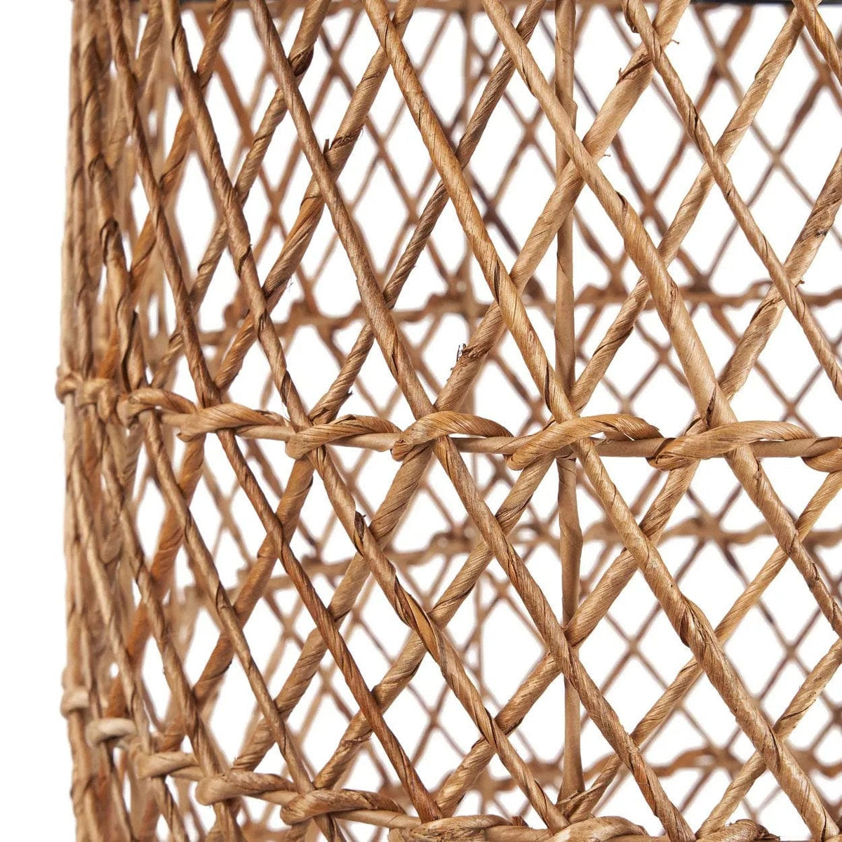 Suspension en feuille de bananier tressée marron 45cm Xiomara Pendant - Natural - L - Bazar Bizar — vue 4