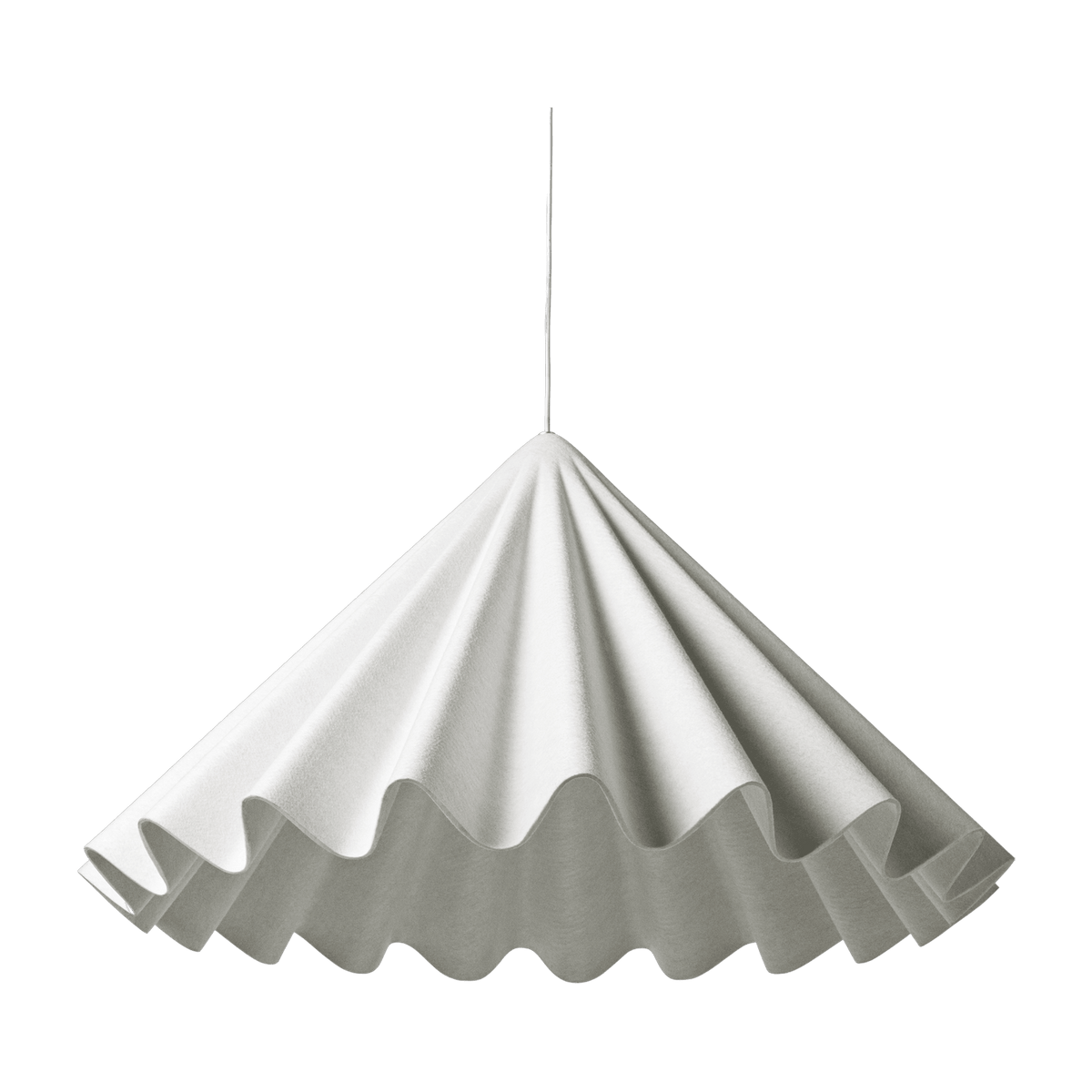 Suspension en feutre blanc 95cm Dancing - Audo - The Cool Republic