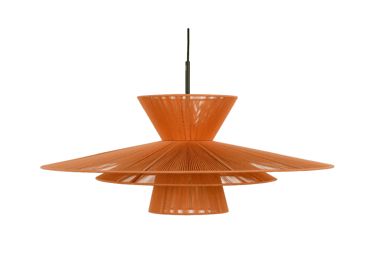Suspension en fils de coton orange 33x80cm Solle - Fest Amsterdam - The Cool Republic