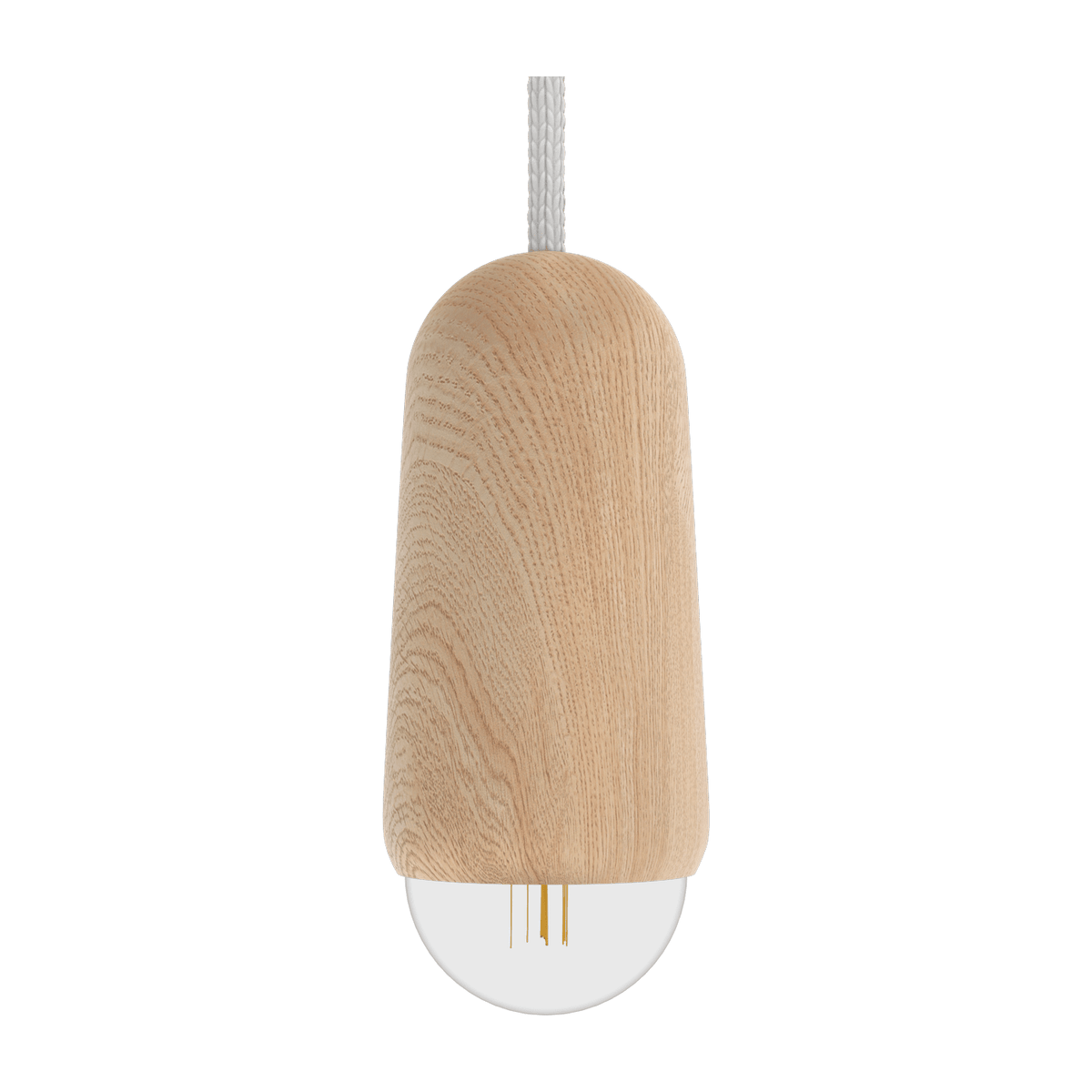 Suspension en frêne naturel 5,5 x 14,5 cm Luce - Hartô - The Cool Republic