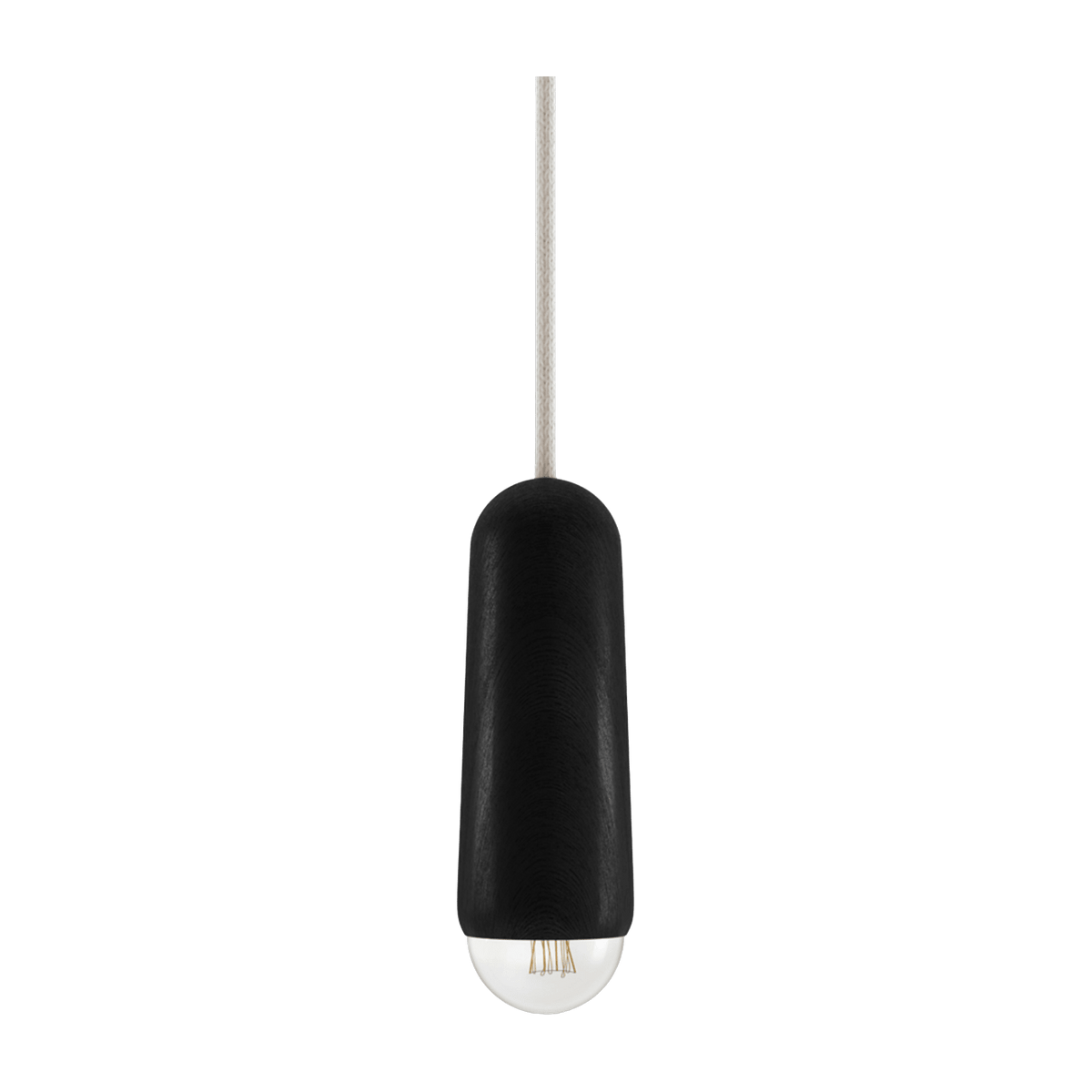 Suspension en frêne noir 5,5 x 18,5 cm Luce - Hartô - The Cool Republic