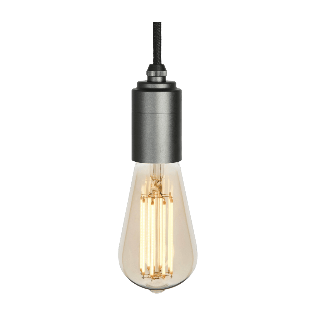 Suspension en graphite et ampoule cage d'écureuil 3W - tala - The Cool Republic