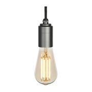 Suspension en graphite et ampoule cage d'écureuil 3W - tala - The Cool Republic