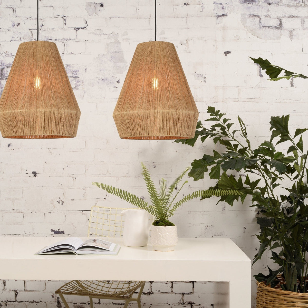 Suspension en jute naturelle petite Iguazu - Good & Mojo - The Cool Republic
