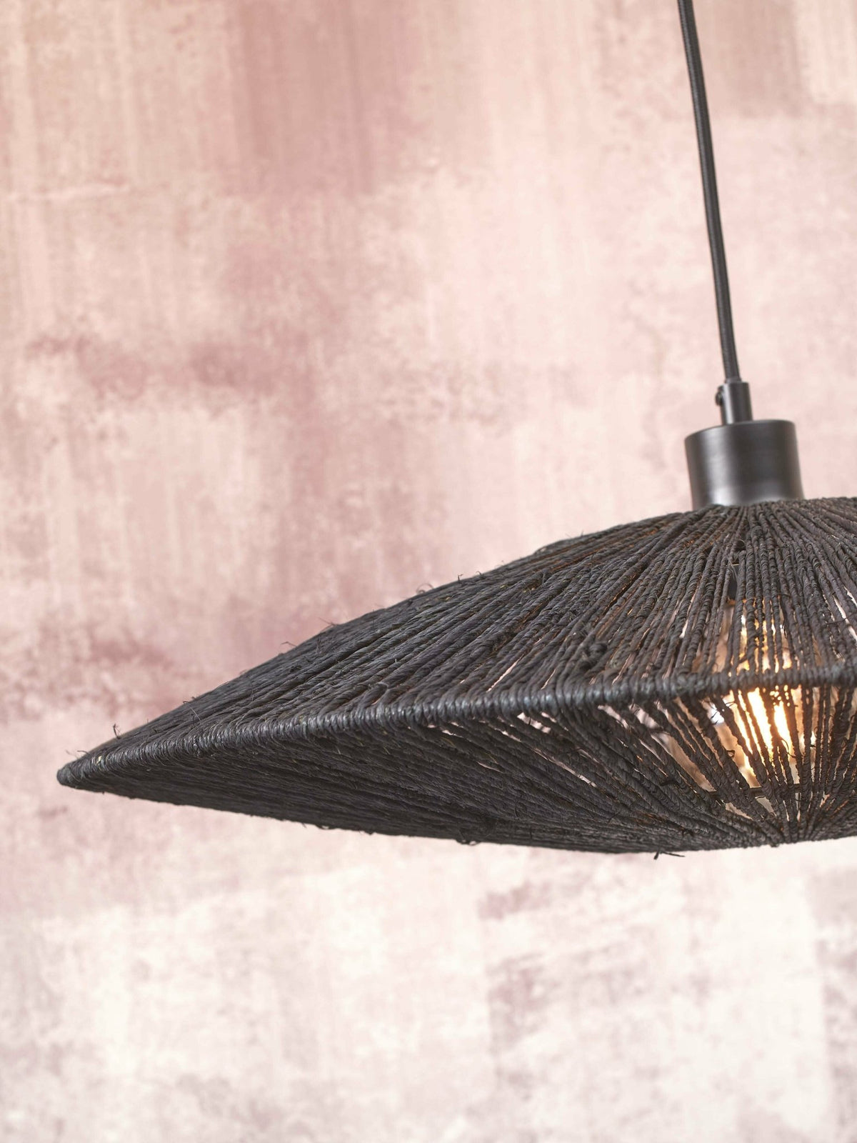 Suspension en jute noir 40x12 cm Iguazu - Good & Mojo - The Cool Republic