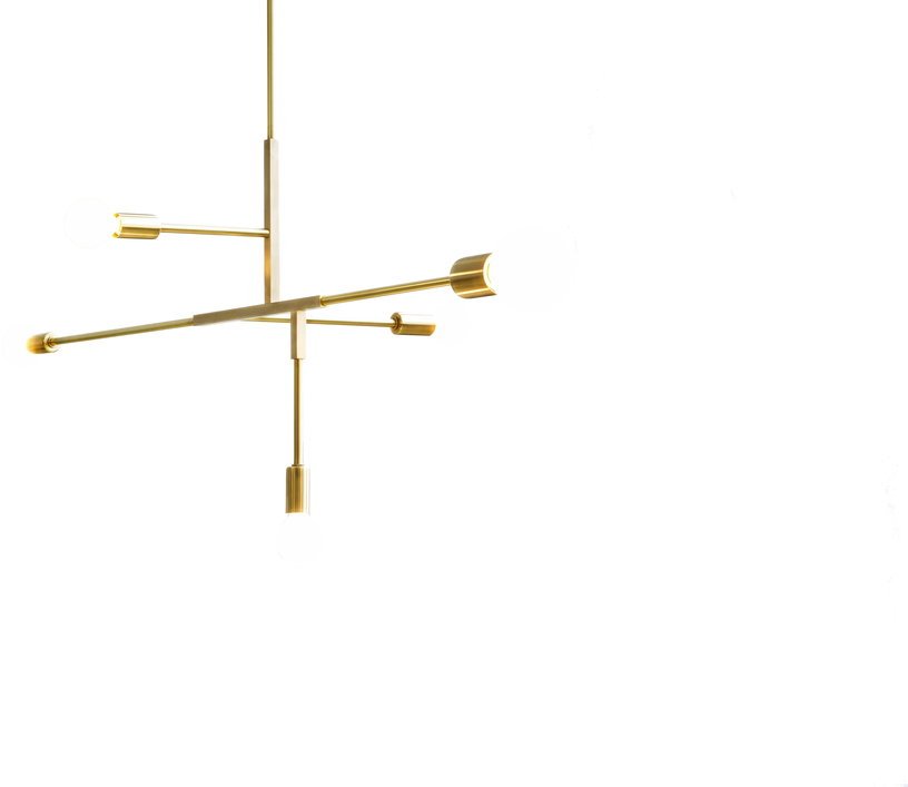 Suspension en laiton 107 cm Cliff - Lambert & Fils - The Cool Republic