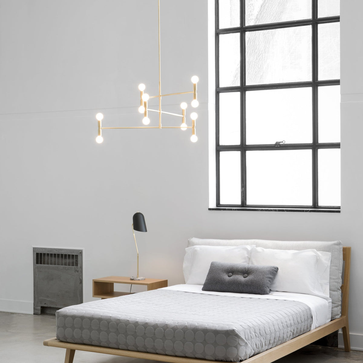 Suspension en laiton 108 cm Dot Atomium - Lambert & Fils - The Cool Republic