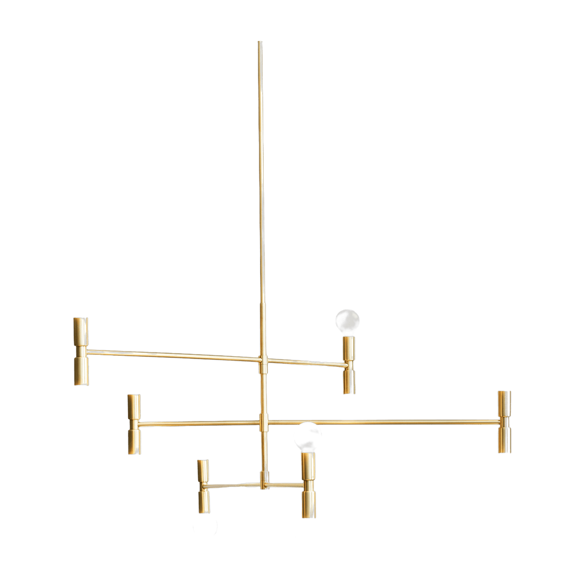 Suspension en laiton 78 cm Dot Atomium - Lambert & Fils - The Cool Republic
