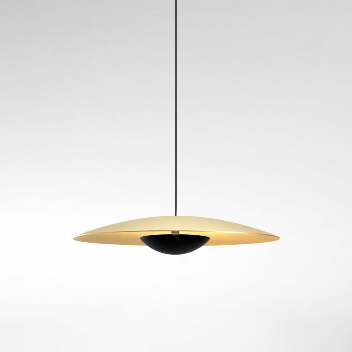 Suspension en laiton brossé Ginger 42 - Marset - The Cool Republic