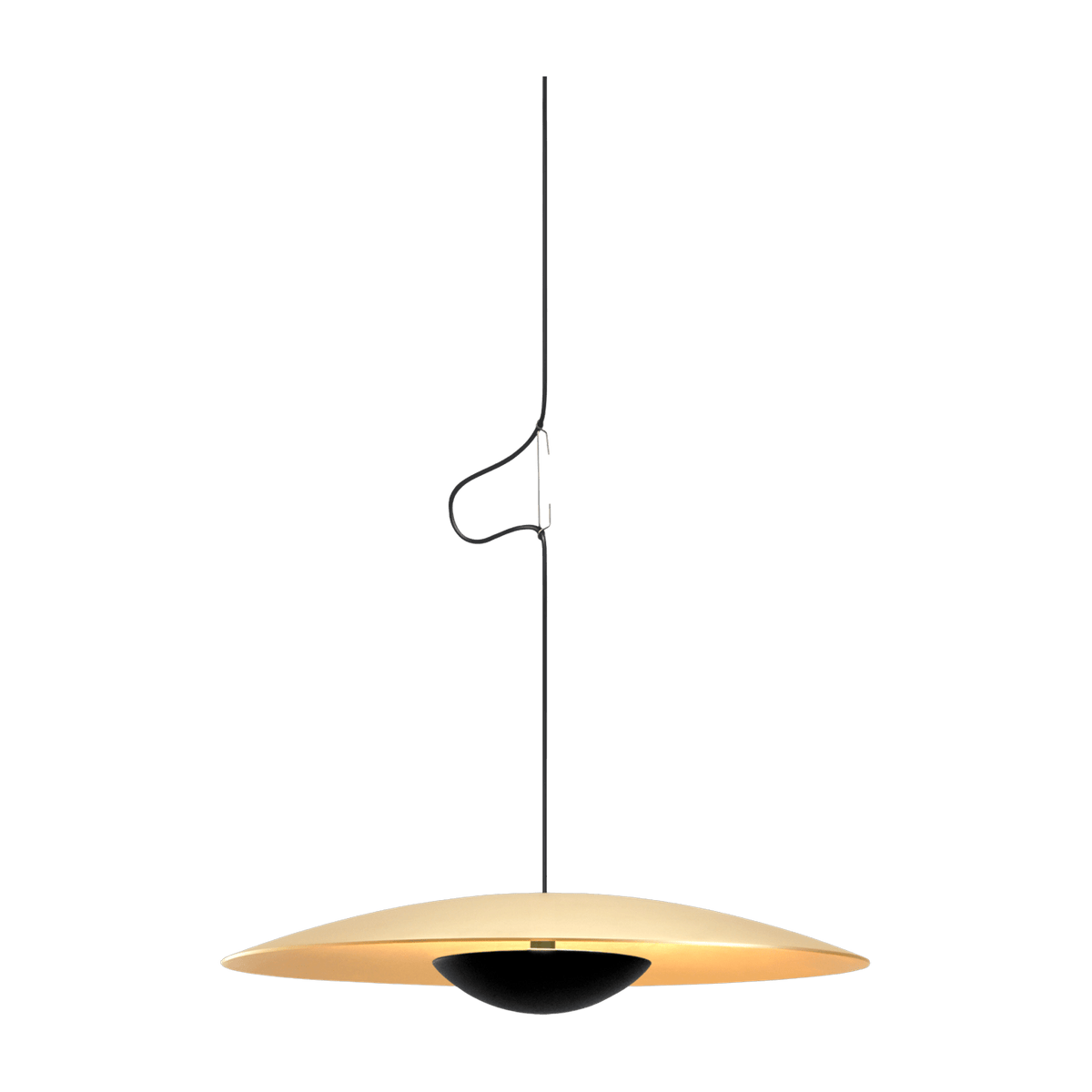 Suspension en laiton brossé Ginger 42 - Marset - The Cool Republic