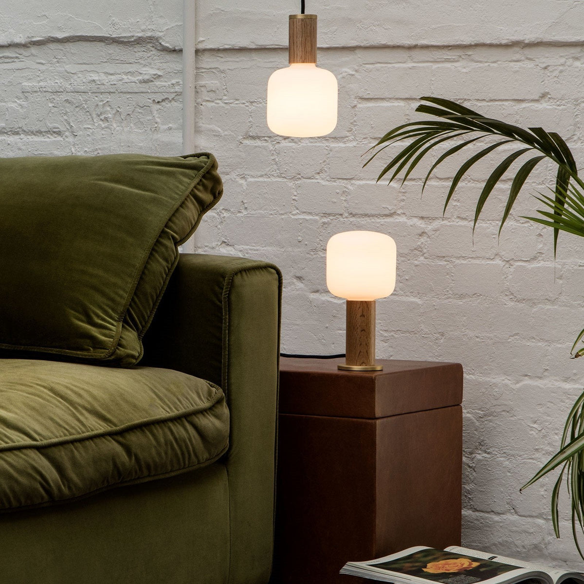 Suspension en laiton et ampoule Oblo - tala - The Cool Republic