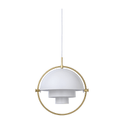 Suspension en laiton et métal blanc Multi-Lite - Gubi - The Cool Republic