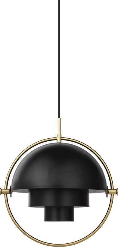 Suspension en laiton et métal noir Multi - Lite - Gubi - The Cool Republic