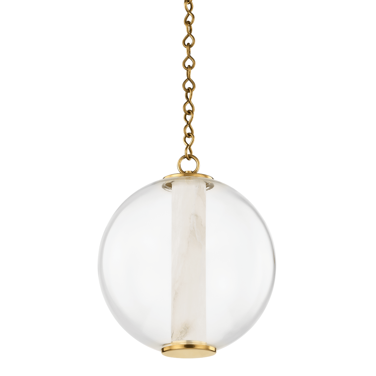 Suspension en laiton laiton ancien 30x35cm Pietra - Corbett Lighting - The Cool Republic
