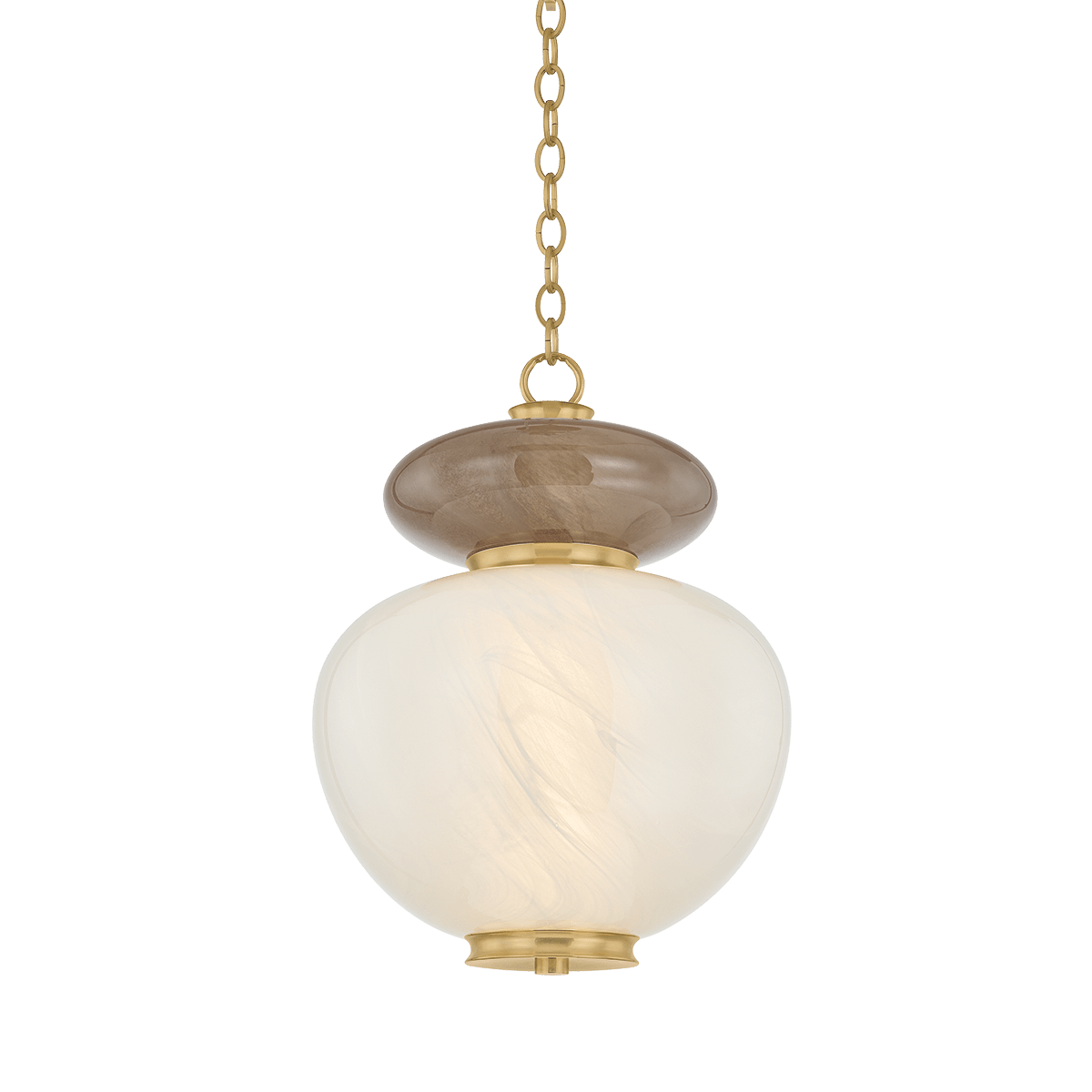 Suspension en laiton laiton ancien 35x47cm Syros - Corbett Lighting - The Cool Republic