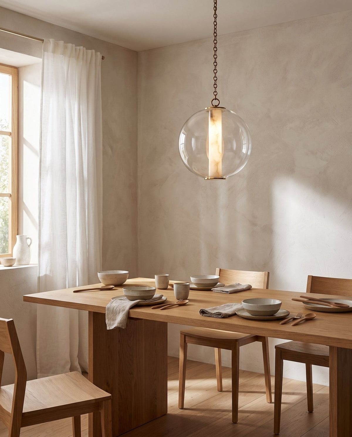 Suspension en laiton laiton ancien 41x46cm Pietra - Corbett Lighting - The Cool Republic