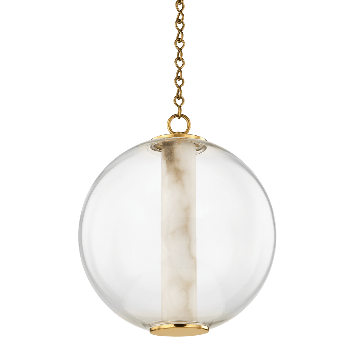 Suspension en laiton laiton ancien 41x46cm Pietra - Corbett Lighting - The Cool Republic