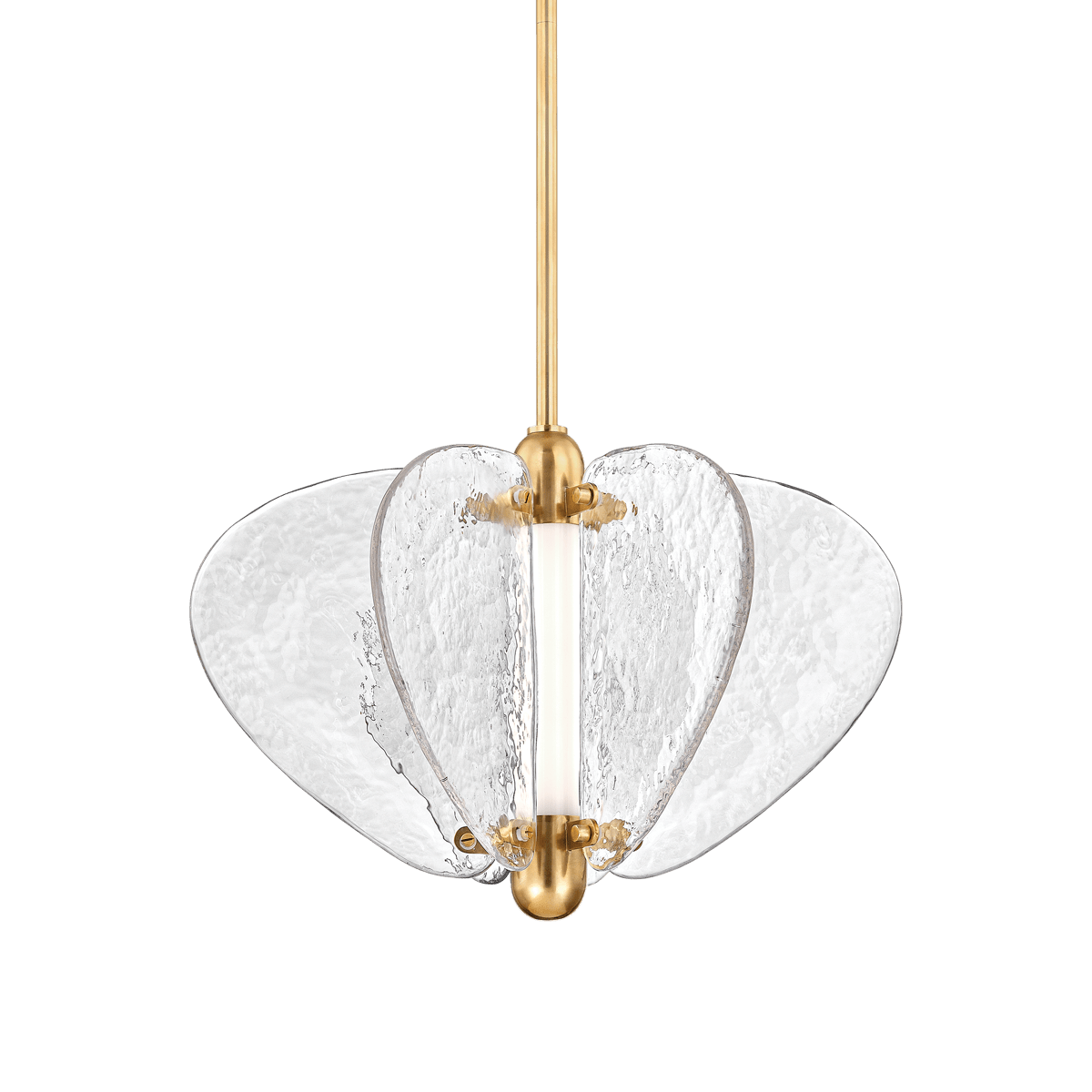 Suspension en laiton laiton ancien 51x36cm Freya - Corbett Lighting - The Cool Republic