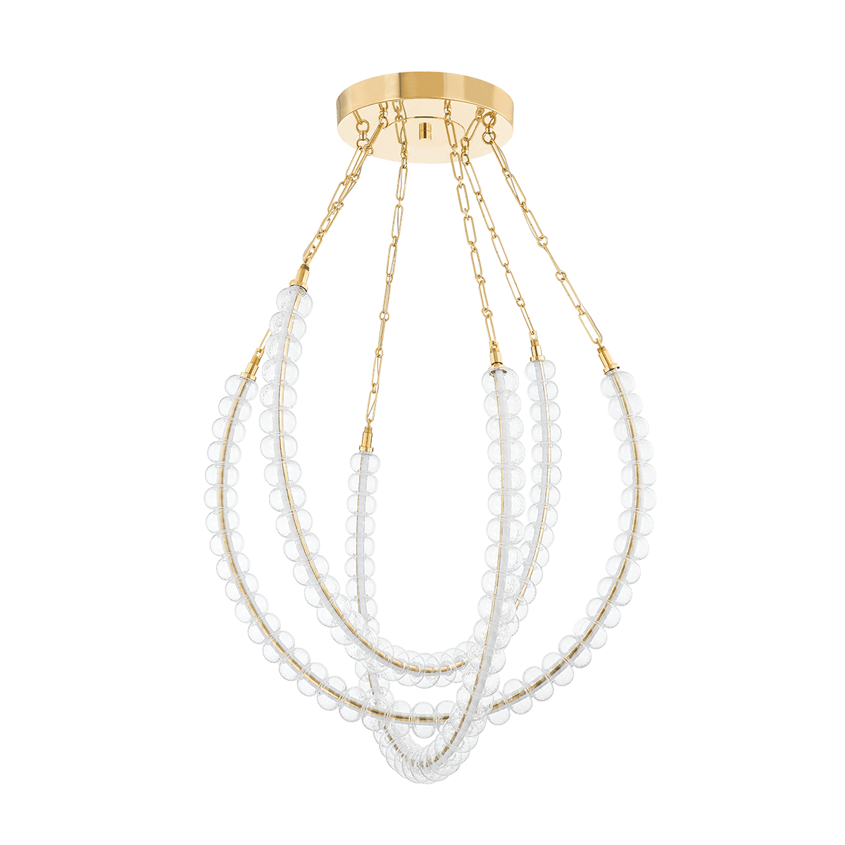 Suspension en laiton laiton ancien 91x89cm Celeste - Corbett Lighting - The Cool Republic