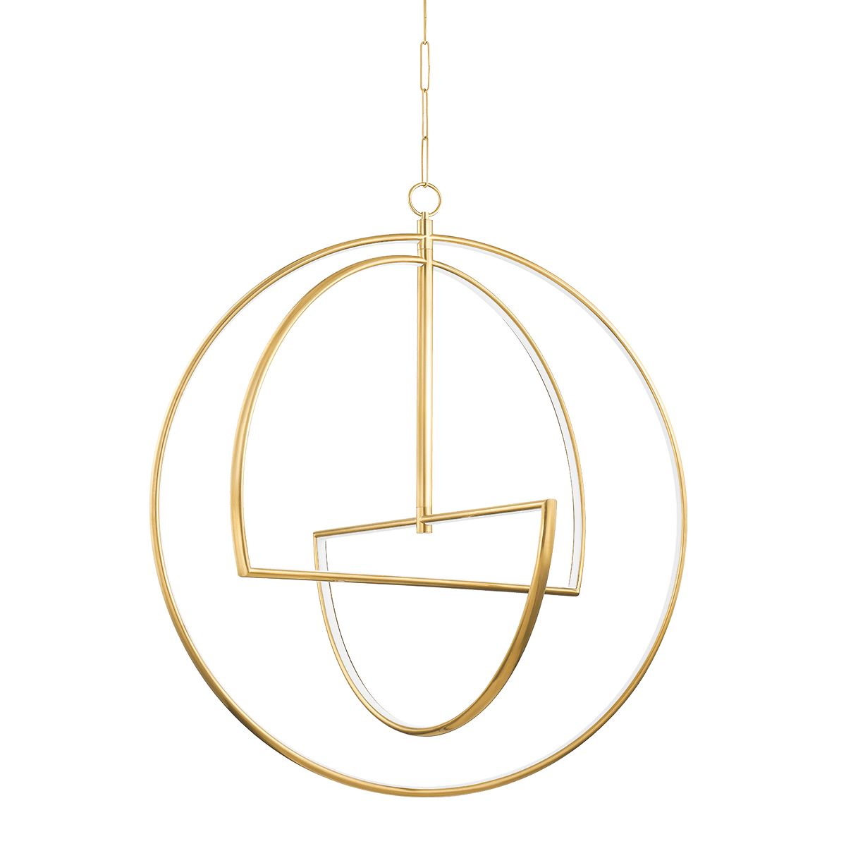 Suspension en laiton laiton vieilli 102x112cm Welland - Hudson Valley Lighting - The Cool Republic