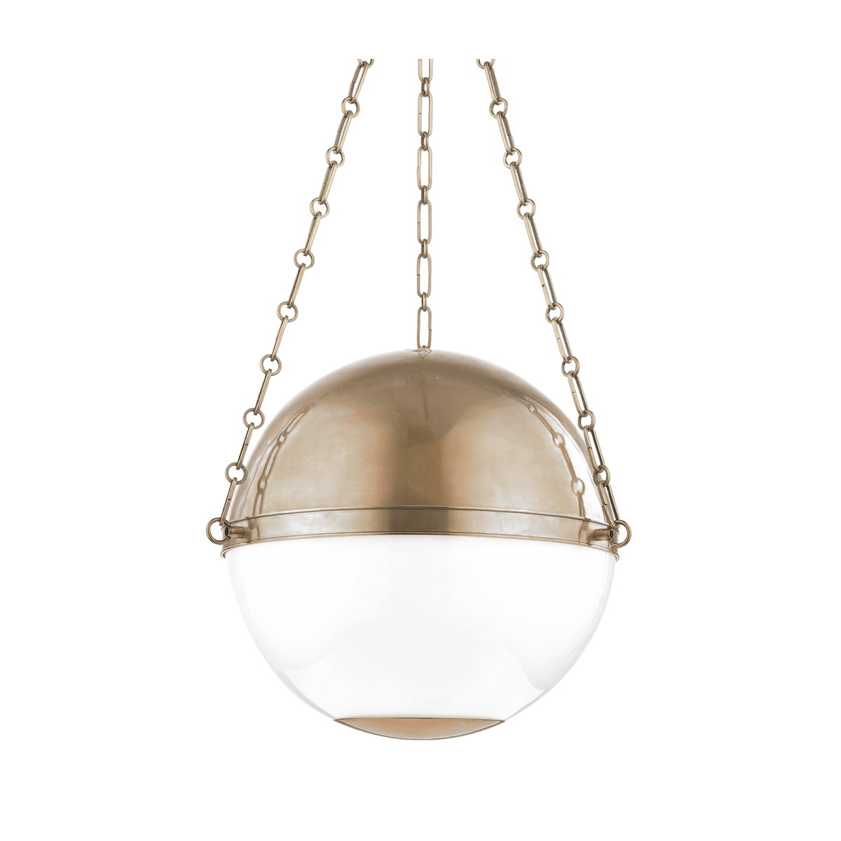 Suspension en laiton laiton vieilli 43cm Sphere No.2 - Hudson Valley Lighting - The Cool Republic