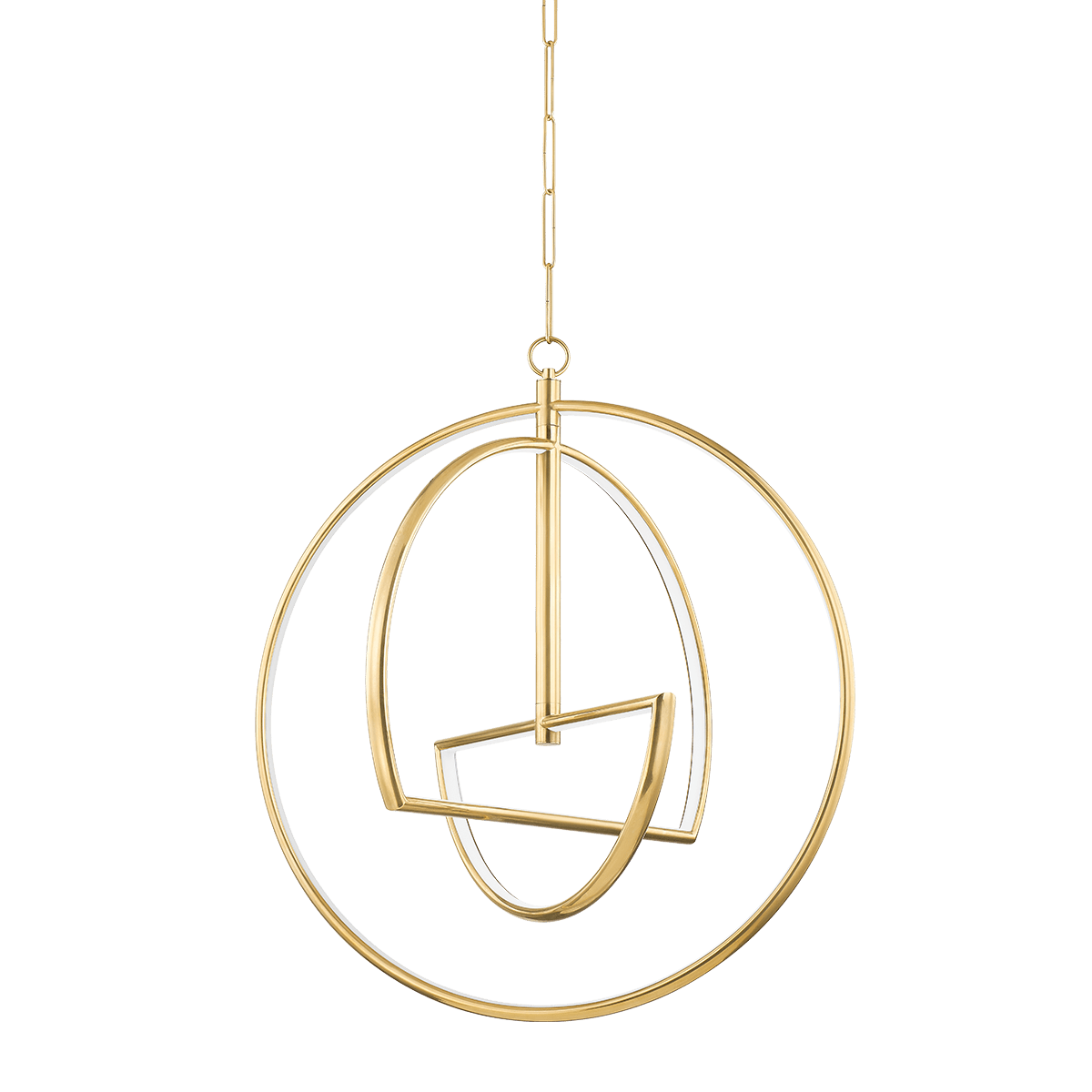 Suspension en laiton laiton vieilli 71x80cm Welland - Hudson Valley Lighting - The Cool Republic