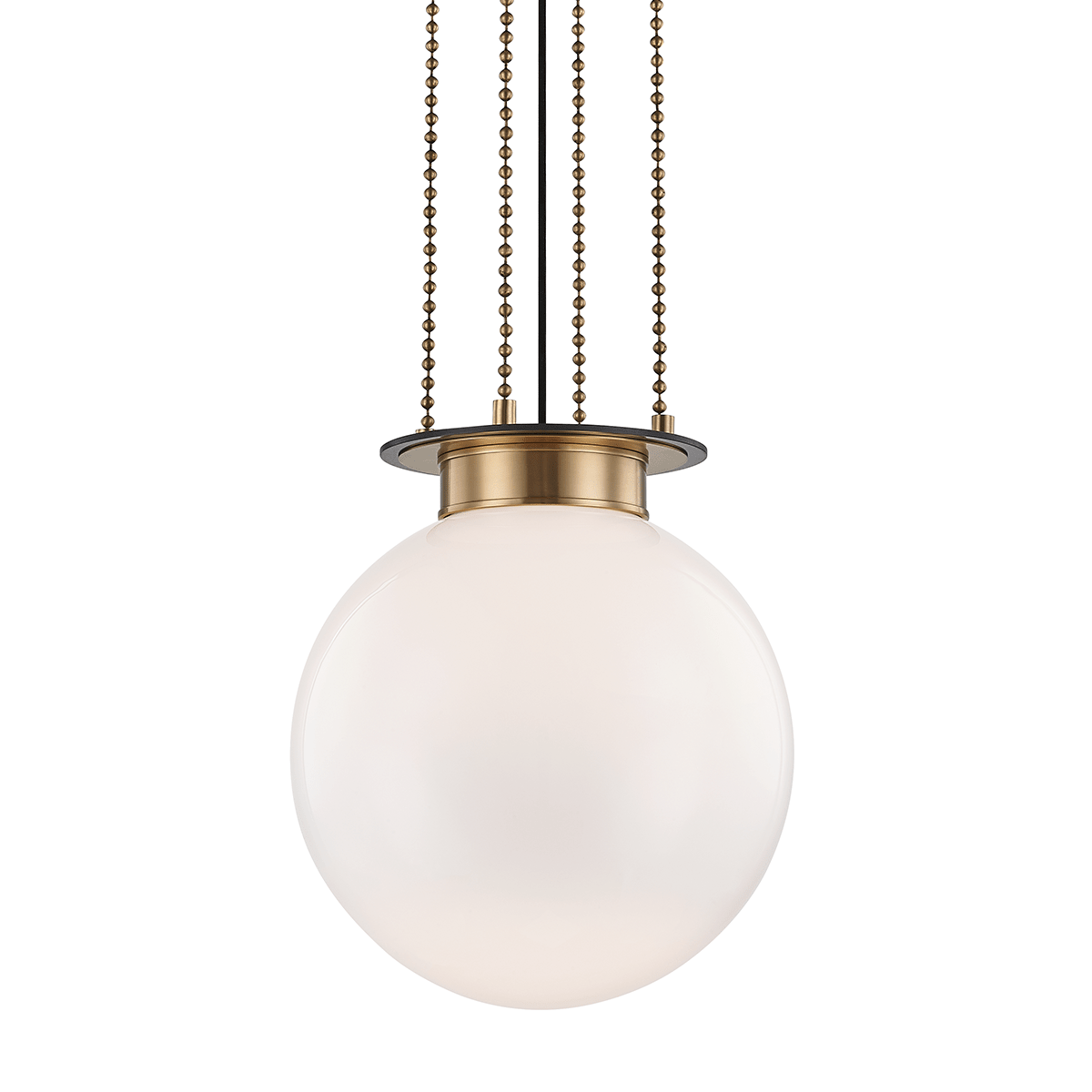 Suspension en laiton laiton vieilli et bronze ancien 43x47cm Gunther - Hudson Valley Lighting - The Cool Republic