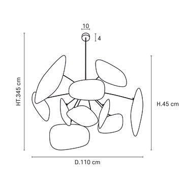 Suspension en lin 110cm Screen 70's - Market Set - The Cool Republic