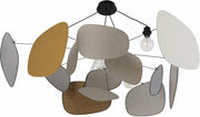 Suspension en lin 13 écrans 150 cm Screen 70's - Market set - The Cool Republic