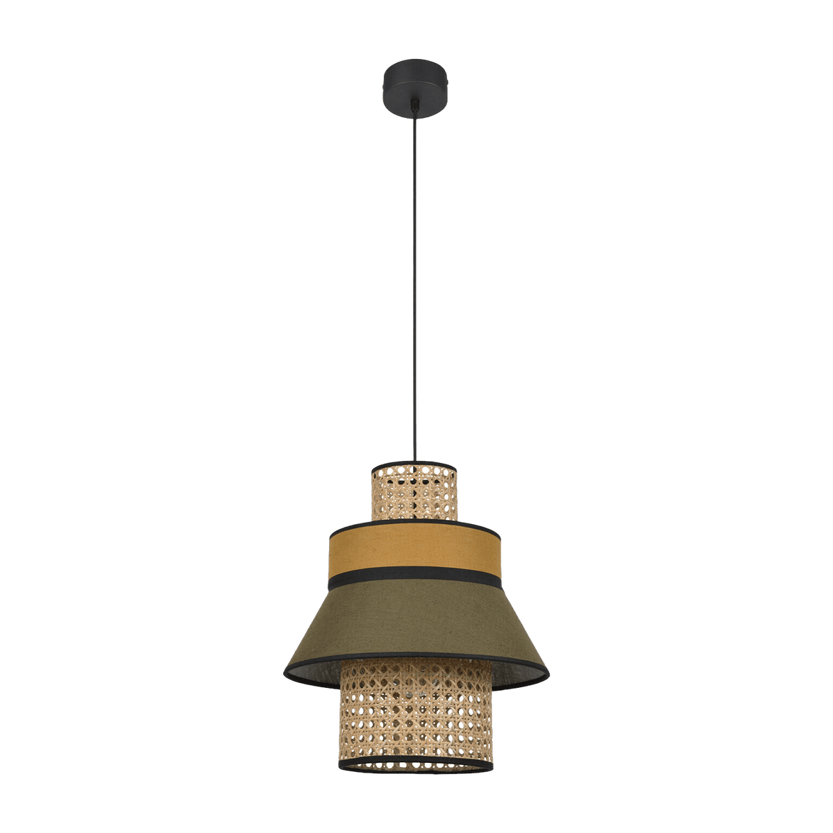 Suspension en lin curry 30 cm Singapour - Market set - The Cool Republic